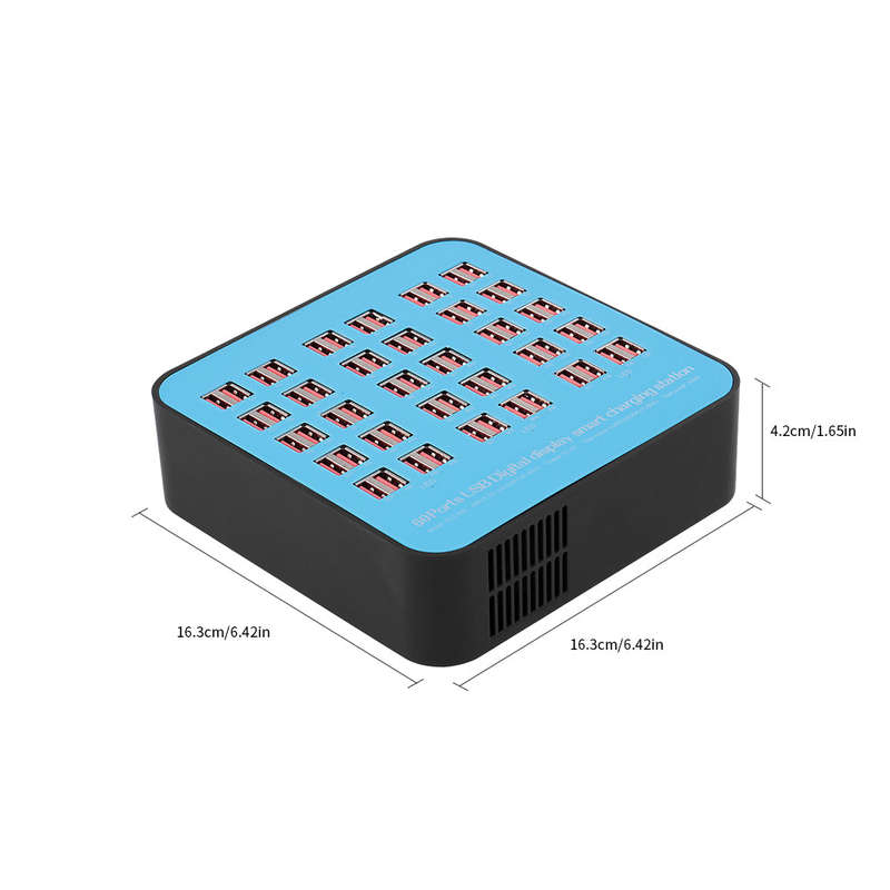 Smart Charging Station with 60 Ports USB Charging Dock of Universal Compatibility Charging Station f