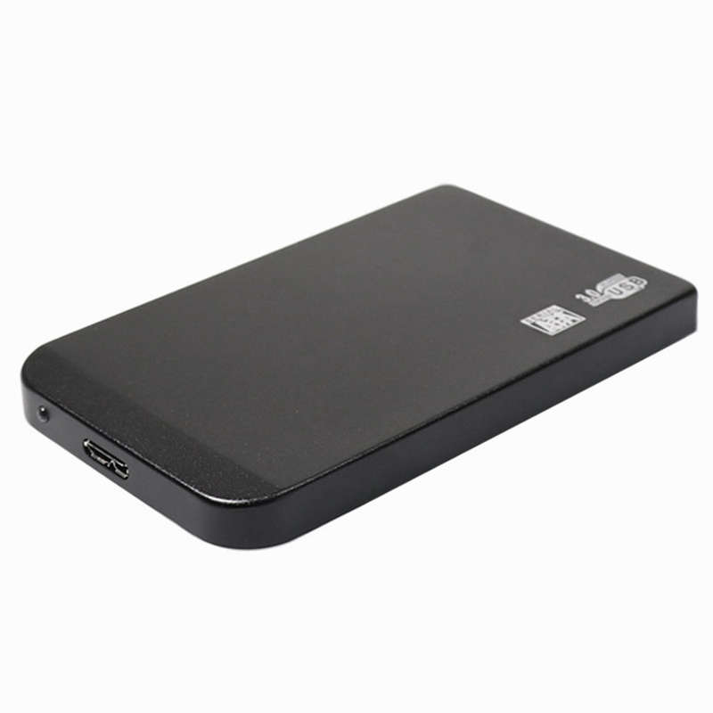 2.5in USB3.0 SATA SSD HDD Hard Drive Box 5Gbps 3TB USB3.0 SATA Portable Hard Drive Box (Black)