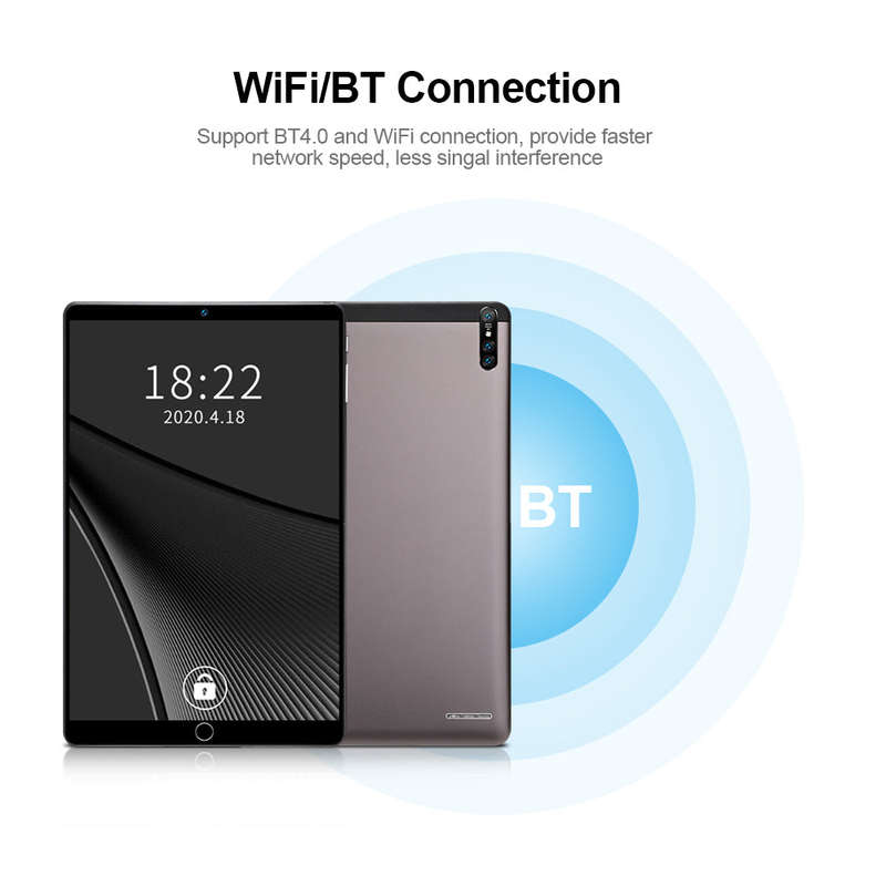 10.1'' Metal Tablet with MT6592 Eight-core Processor 1280*800 Resolution 2GB+32GB Memory Support 2G/