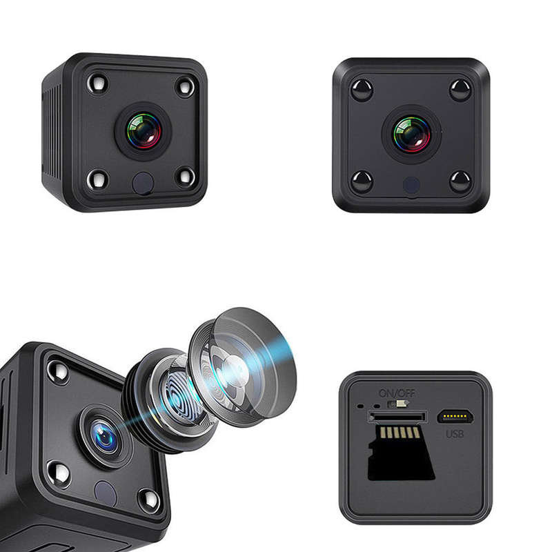 1080P Mini Camera Video Cam Full HD Camcorder 155 Wide Angle IR Night Vision Motion Detection WiFi