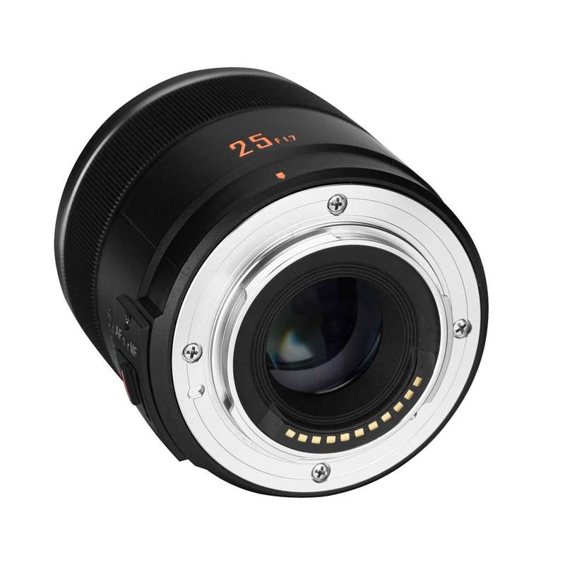 YONGNUO YN25mm F1.7M Camera Prime Lens Auto/ Manual Focus Large Aperture Micro 4/3 Mount Replacement