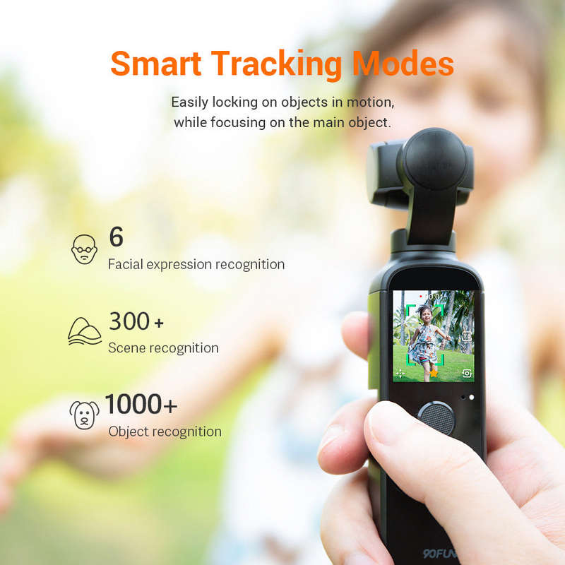 90FUN Capture 1 Vlogging Camera Handheld 3-Axis Stabilized Gimbal Vlog Camera One-click Editing AI S