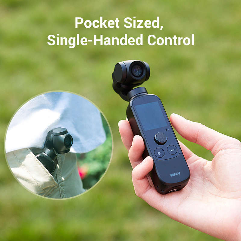 90FUN Capture 1 Vlogging Camera Handheld 3-Axis Stabilized Gimbal Vlog Camera One-click Editing AI S