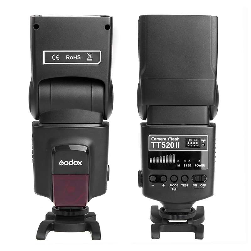 Godox TT520Universal On-Camera Flash Electronic Speedlite AT-16 2.4G Wireless Trigger Transmitter
