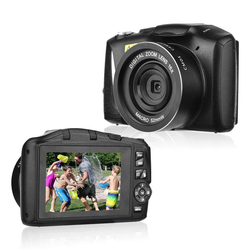 4K/60FPS 48MP High Resolution Digital Camera Multifunctional Portable 16X Digital Zoom Video Camcord