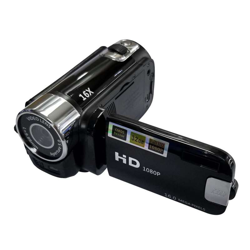 Portable 1080P High Definition Digital Video Camera DV Camcorder 16MP 2.7 Inch LCD Screen 16X Digita