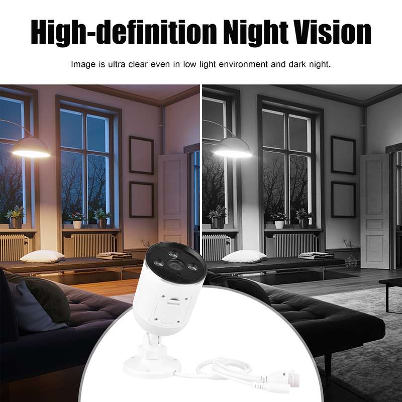 1080P Smart WiFi Camera Wireless Monitor Camera 2MP 130 Viewing Angle Supports Night Vision Motion