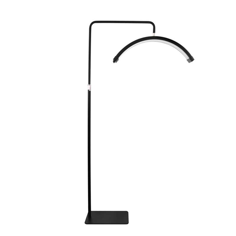 45W Half-moon Shaped Floor Fill Light LED Video Light 3000K-6000K Adjustable Brightness with Max. 18