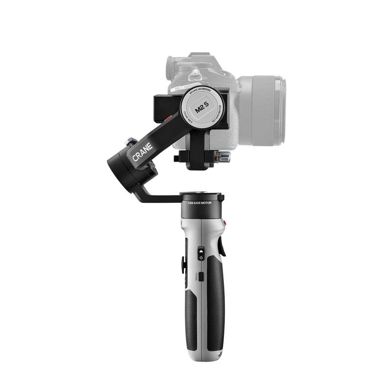 ZHIYUN CRANE-M2 S Compact Handheld 3-Axis Gimbal Stabilizer with LED Fill Light Built-in Battery PD