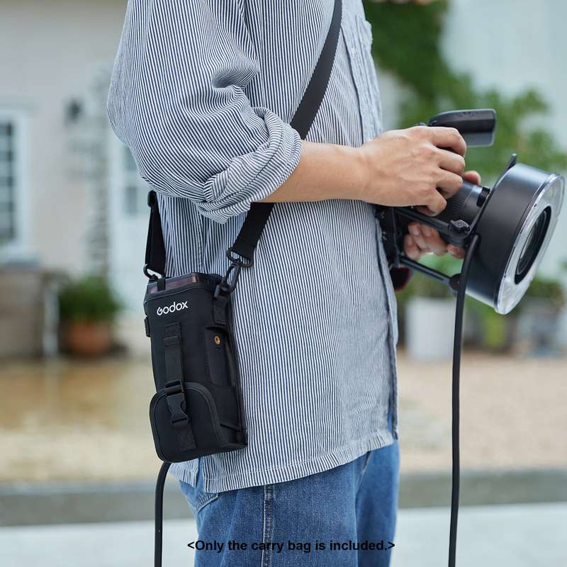 Godox CB-57 Portable Carry Bag with Adjustable Shoulder Strap for Godox AD200/ AD200Pro Flash