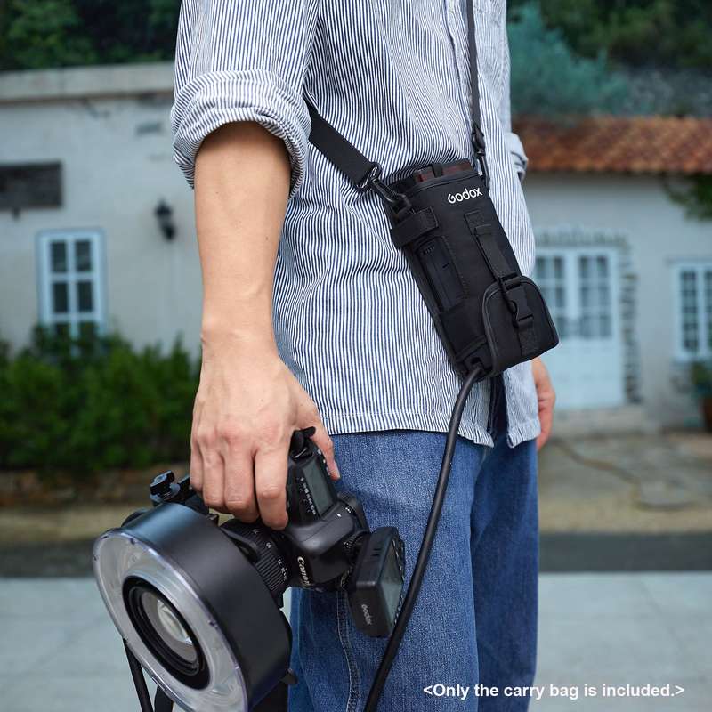 Godox CB-57 Portable Carry Bag with Adjustable Shoulder Strap for Godox AD200/ AD200Pro Flash