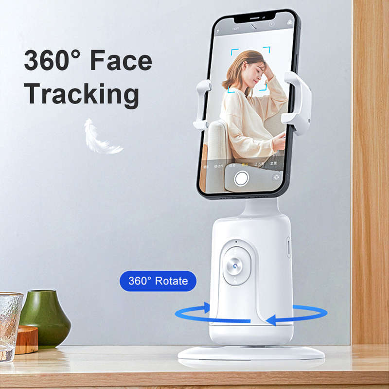 Smart 360 Auto Face Tracking Gimbal Desktop Selfie Stabilizer Robot Cameraman with Adjustable Lens