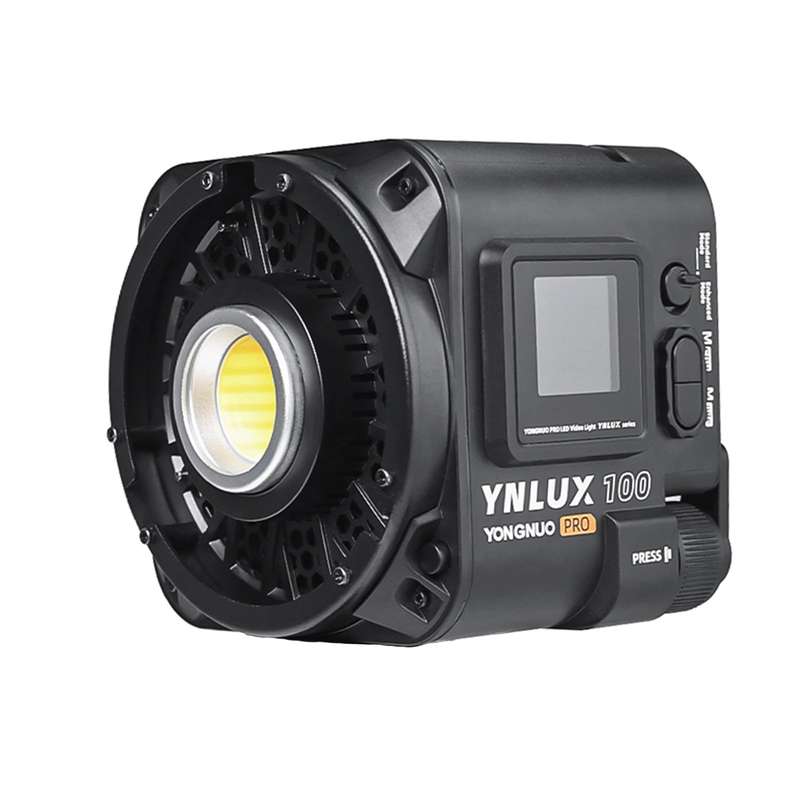 YONGNUO YNLUX100 Pro Compact LED Video Light 120W COB Photography Fill Light 3200K-6500K Adjustable