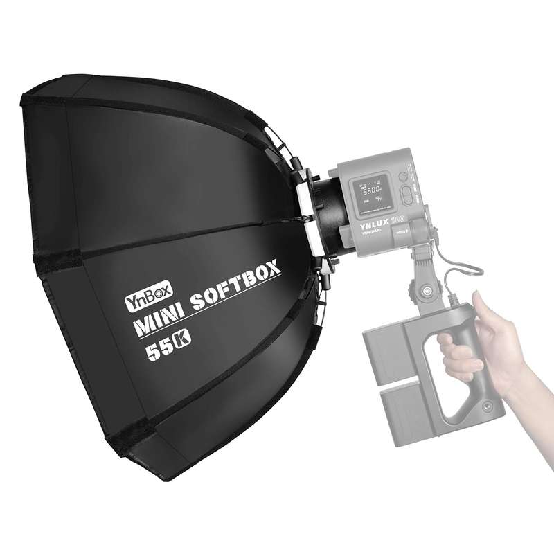 YnBox 55K 55cm/22in Octagon Photography Softbox with Bowens Mount Removeable Diffuser Carrying Bag f