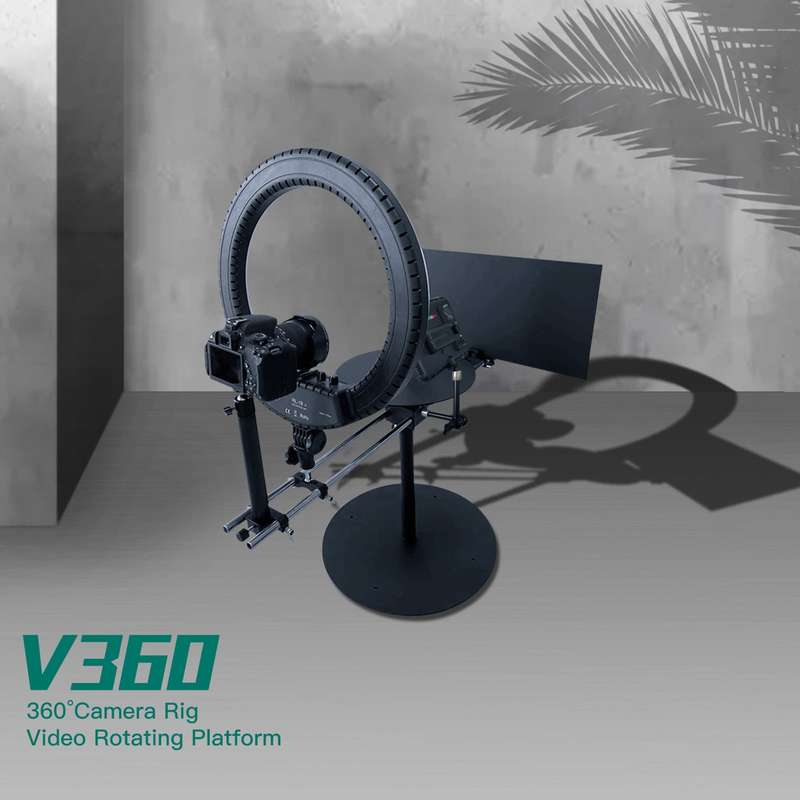 DF DIGITALFOTO V30 360 Spinning Camera Rig Video Rotating Platform Metal Material Photography Turnt
