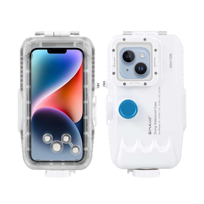 PULUZ 40M/131ft Waterproof Phone Case Diving Case Smartphone Underwater Housing Protective Case with