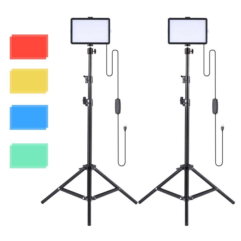 RGB Mini Photography Lamp LED Light Dimmable LED Light Portable Vlog Light Rechargeable Soft Light P