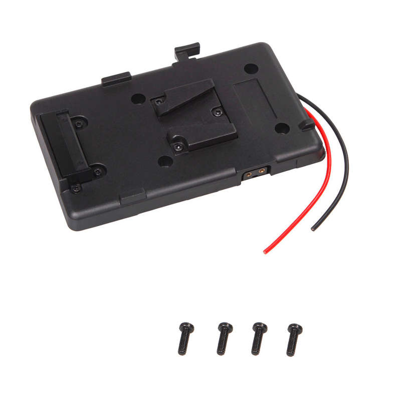 Battery Back Pack Plate Adapter for Sony V-shoe V-Mount V-Lock Battery External for DSLR Camcorder V