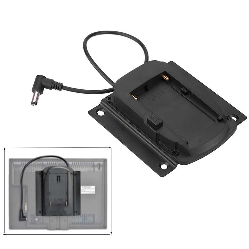 Battery Adapter Base Plate for Lilliput Monitors for FEELWORLD Monitors Compatible for Sony NP-F970