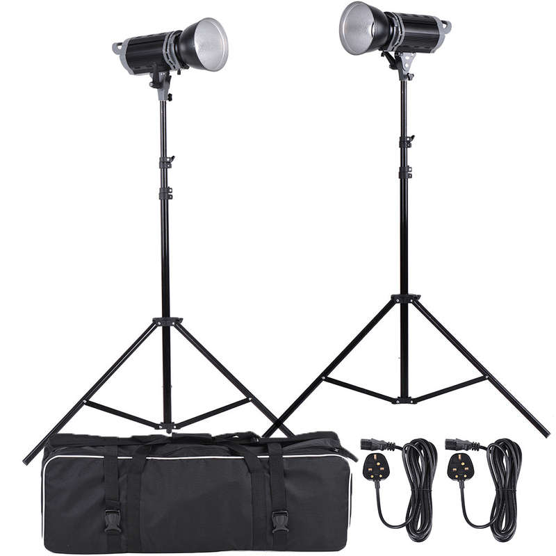 Photo Studio Kit Set Backdrop Stand with Storage Bag Black White Nonwoven Backdrops and Mini Clips