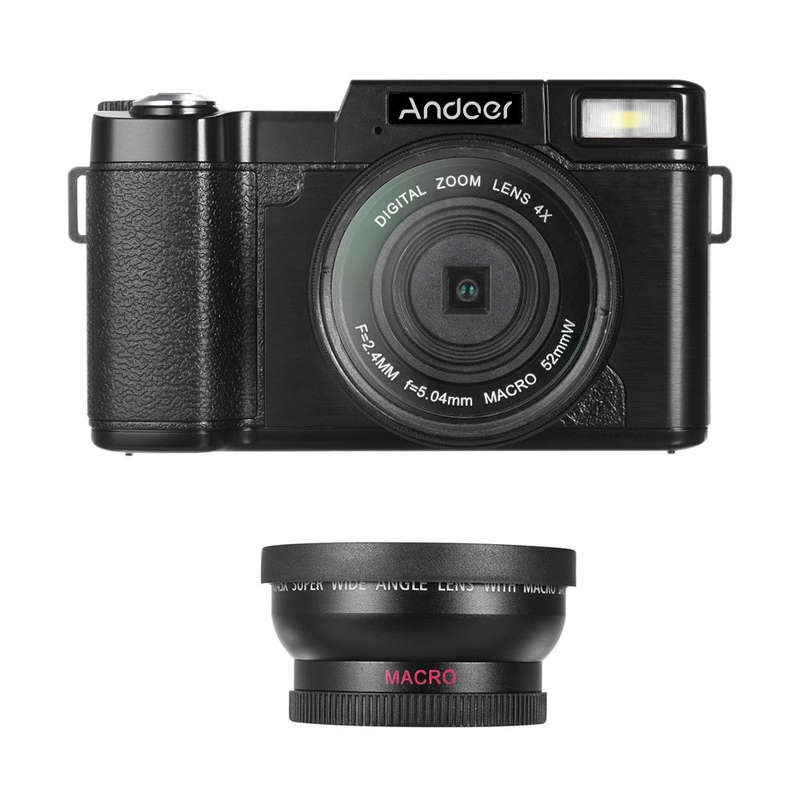 Andoer CDR2 1080P 15fps Full HD 24MP Digital Camera 3.0