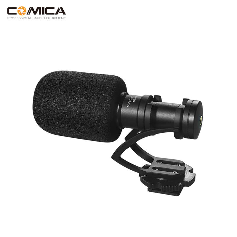 COMICA CVM-VM10II Full Metal MINI Compact On-Camera Cardioid Directional Video Microphone with Shock