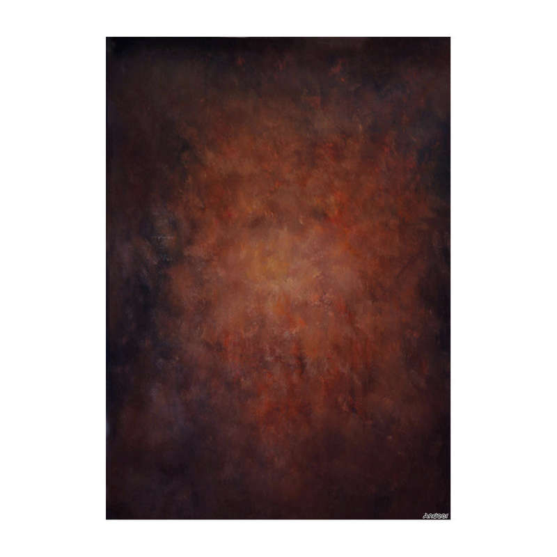 Andoer 1.5 * 2.1m/5 * 7ft Photography Background Brown Retro Wall Backdrop for DSLR Camera Photo Stu