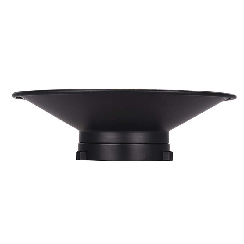 120 Degree Wide-angle Photography Flash Reflector Bowens Mount Diffuser Dish Aluminium Alloy Shootin