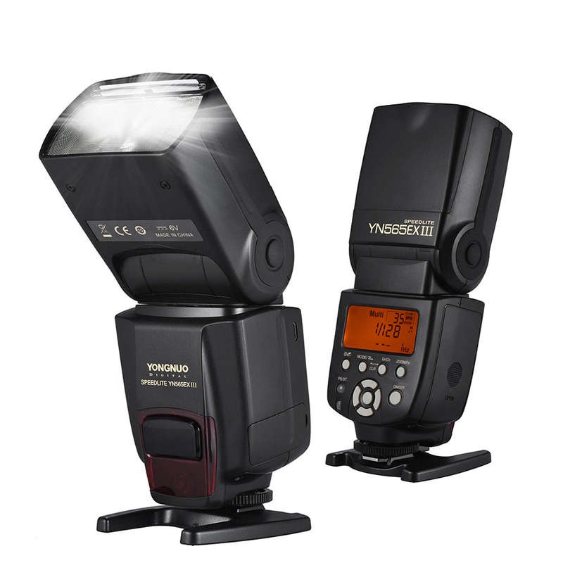 YONGNUO YN565EX III/N Wireless TTL Slave Flash Speedlite GN58 High Speed Recycling System Supports U