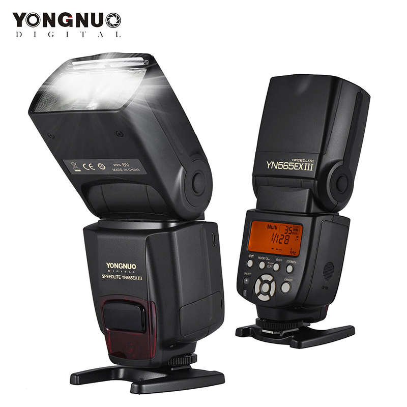 YONGNUO YN565EX III/N Wireless TTL Slave Flash Speedlite GN58 High Speed Recycling System Supports U