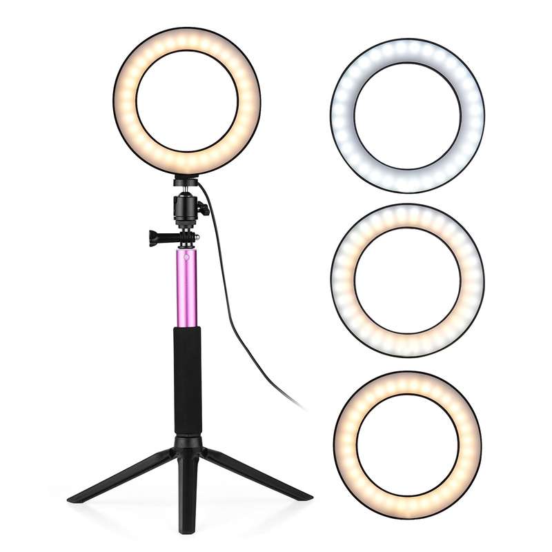 PULUZ Lightbox Mini Photo Studio Light Box with 6 Color Backdrops Photo Shooting Tent Kit 80Pcs LED