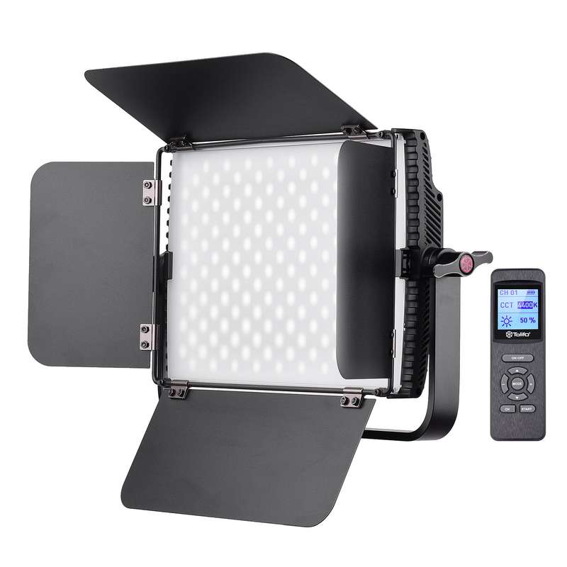 Tolifo GK-S60RGB 60W RGB LED Video Light 3200K-5600K Dimmable Photography Fill Light with 2.4G Wirel