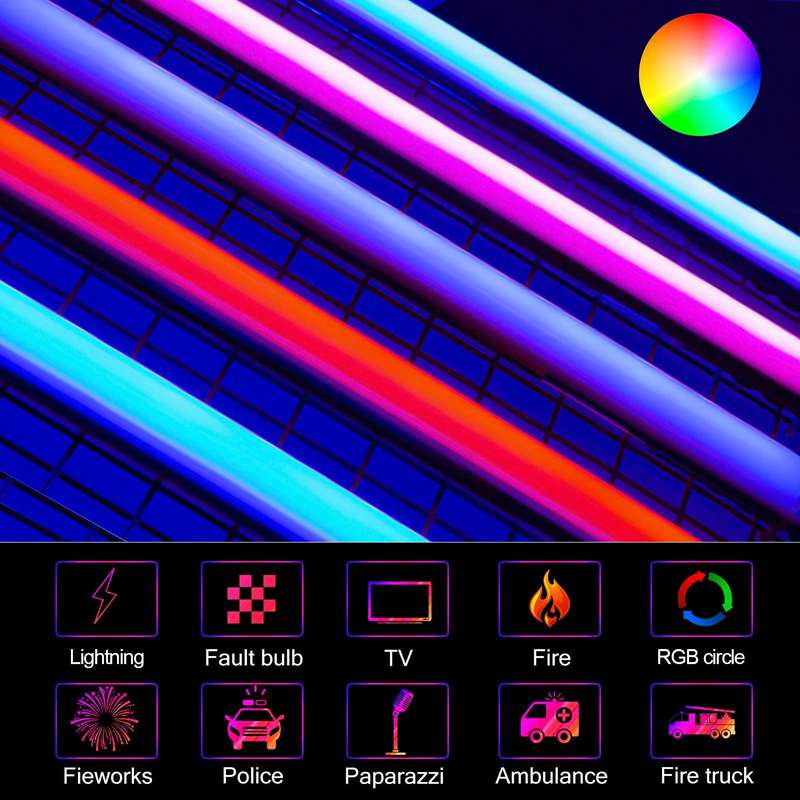 SOKANI X-25 25W RGB Handheld LED Video Light Wand Portable Photography Light Stick with 4 Lighting M