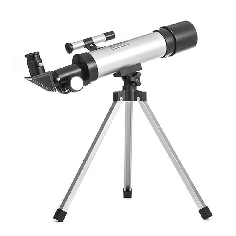 Astronomical Telescope Compact Portable Telescope of 90X Magnification with Adjustable Tripod for Ki