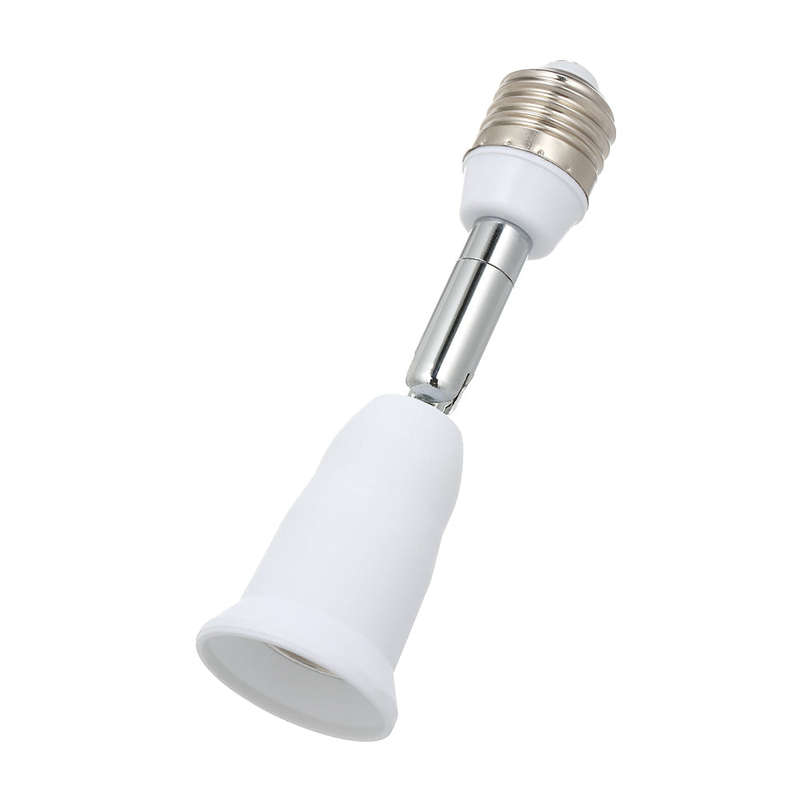 E26/E27 Light Socket Extender Vertical 180 Adjustable Horizontal 360 Adjustable Max 60W Lig