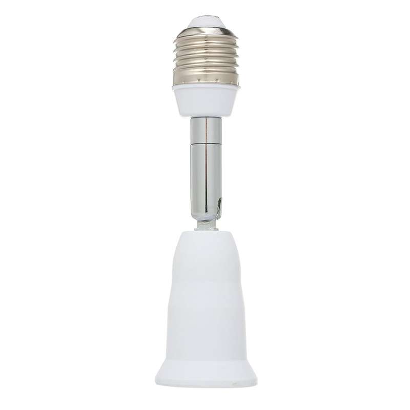 E26/E27 Light Socket Extender Vertical 180 Adjustable Horizontal 360 Adjustable Max 60W Lig