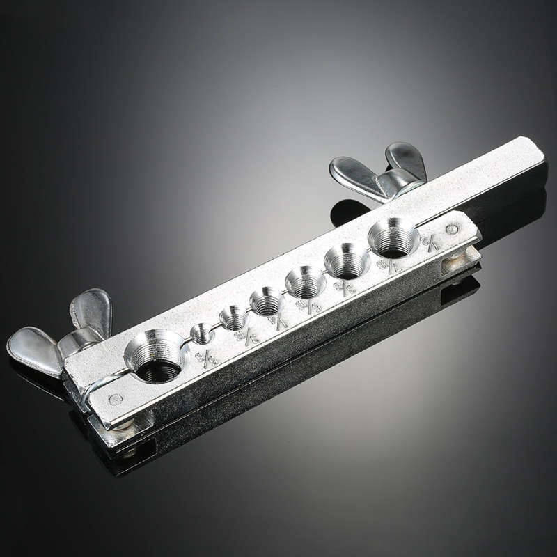 9pcs Double Pipe Flaring Tool Kit Set Tube Bender Pipe Repair Mechanic Brake Plumber Aluminium Coppe