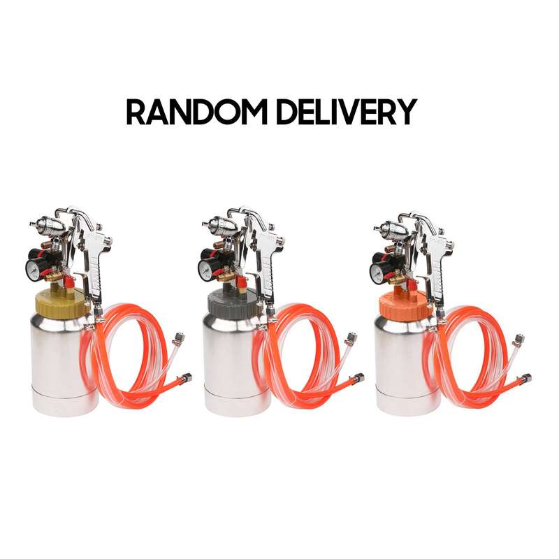 2L Pressure Pot Tank with Air Spray Gun and Regulator for Natural Stone Sprayer Putty Sprayer Paint
