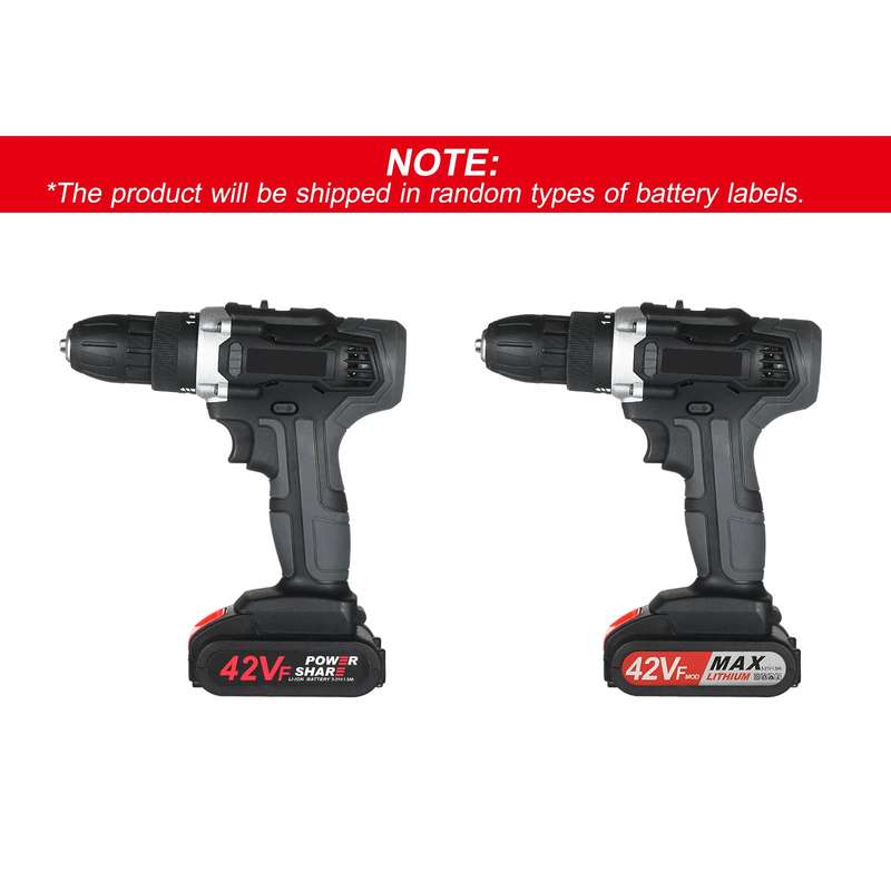 21V Cordless Drill Dirve Kit 2 Speed All Copper Motor Cordless Power Drill with 1x1.5Ah Batteries Fa