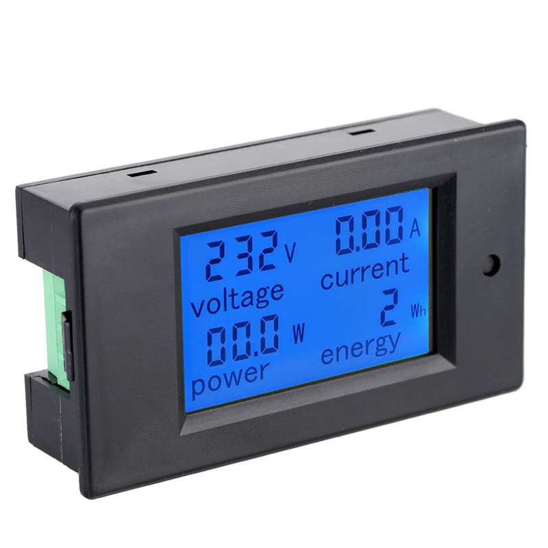 AC80-260V 20A Digital LCD Current Voltage Active Power Energy Detection Tester Multi-functional Mete