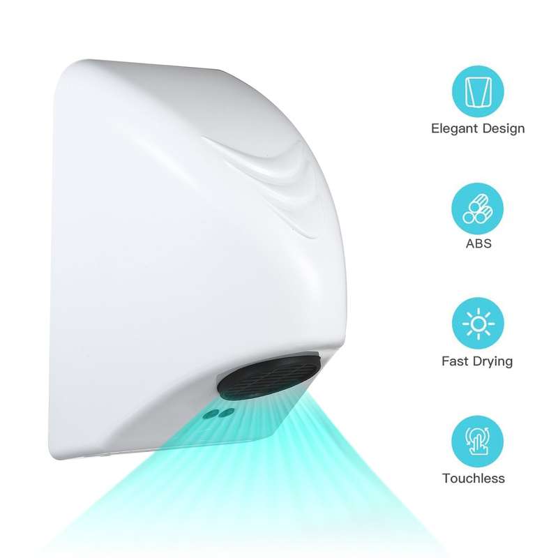 Automatic Commercial Hand Dryer 600W Electric Hand Dryers Household Hand-Drying Device Bathroom Warm