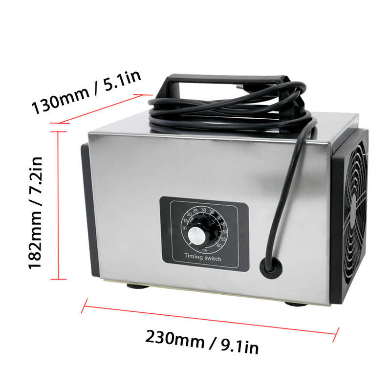 110V Portable Ozone 32g/h Generator Machine Air Filter Purifier with Timing Switch Ozonizer Ozonator