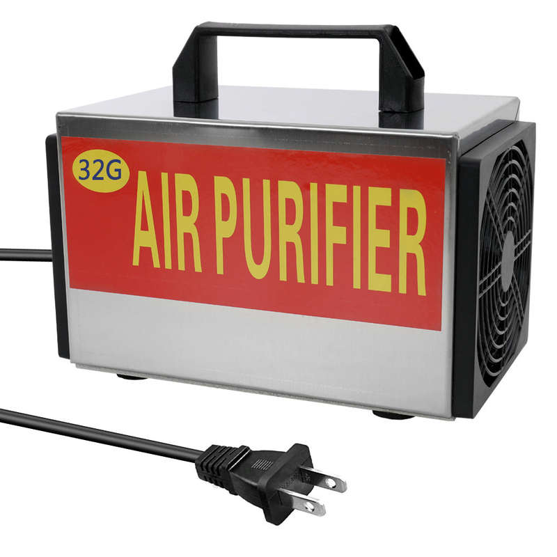 110V Portable Ozone 32g/h Generator Machine Air Filter Purifier with Timing Switch Ozonizer Ozonator