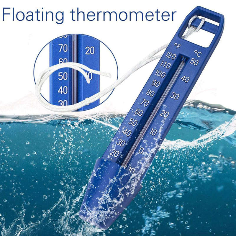 Pool Thermometer Premium Water Thermometers with String Degrees and Fahrenheit Accurate Temper