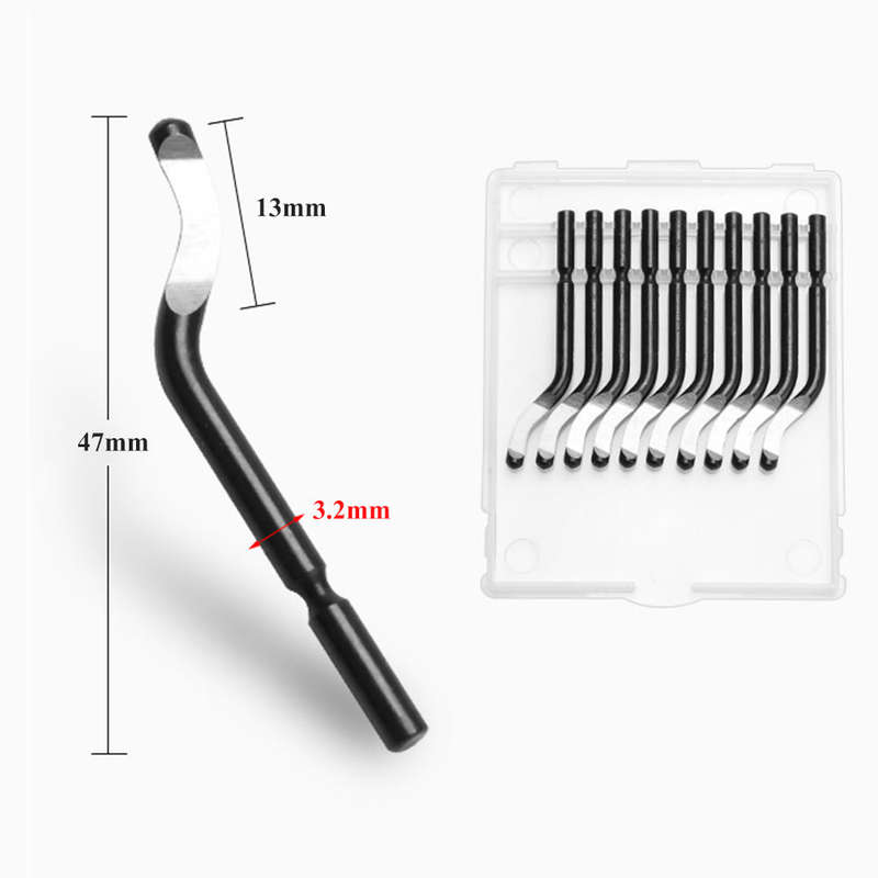 Metal Deburring Tool Kit Deburring Cutters Set Burr Remover Hand Tool for Wood Plastic Alumin