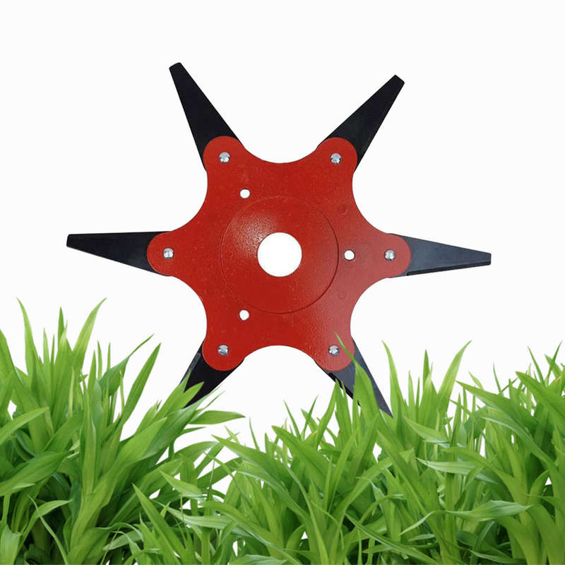 6 Tooth Lawn Mower Blade Cutter Accessories Grass Turf Head Trimmer Head