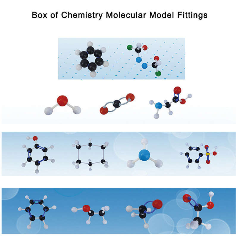 Chemistry Molecular Model Kit Organic and Inorganic Modeling Set Science Teaching Learning Aids for