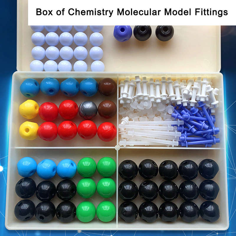 Chemistry Molecular Model Kit Organic and Inorganic Modeling Set Science Teaching Learning Aids for