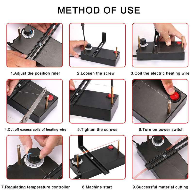 Home Use Hot Ribbon Cutter Machine DIY Rope Band Craft DIY Manual Cut Tool