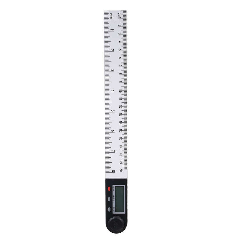 0-200mm Multifunctional Digital LCD Display Angle Ruler 360 Electronic Goniometer Protractor